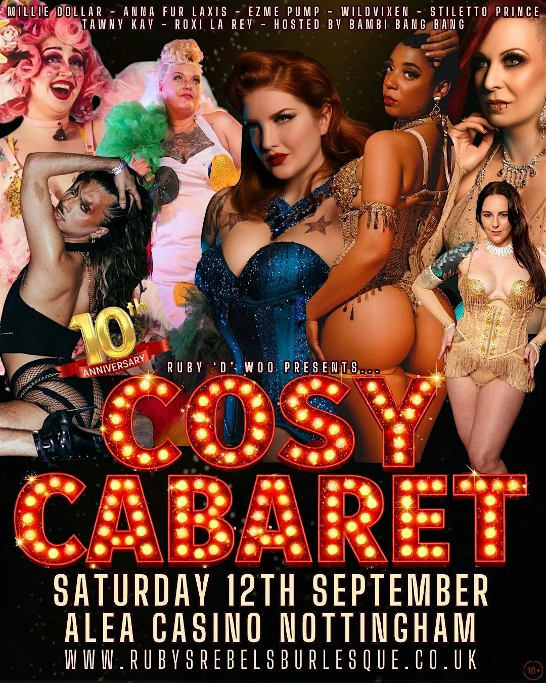 Cosy Cabaret - Burlesque & Cabaret Night at Alea Casino at Alea Casino