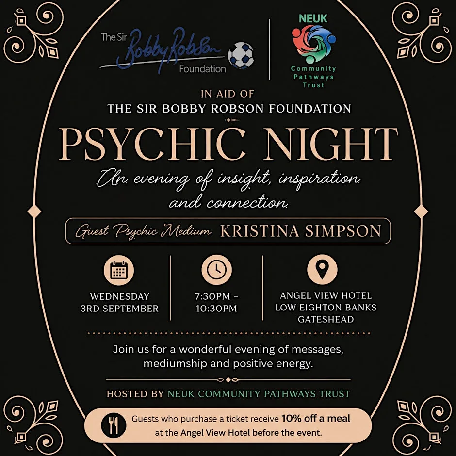 Psychic Night With Kristina Simpson at The Angel View Hotel