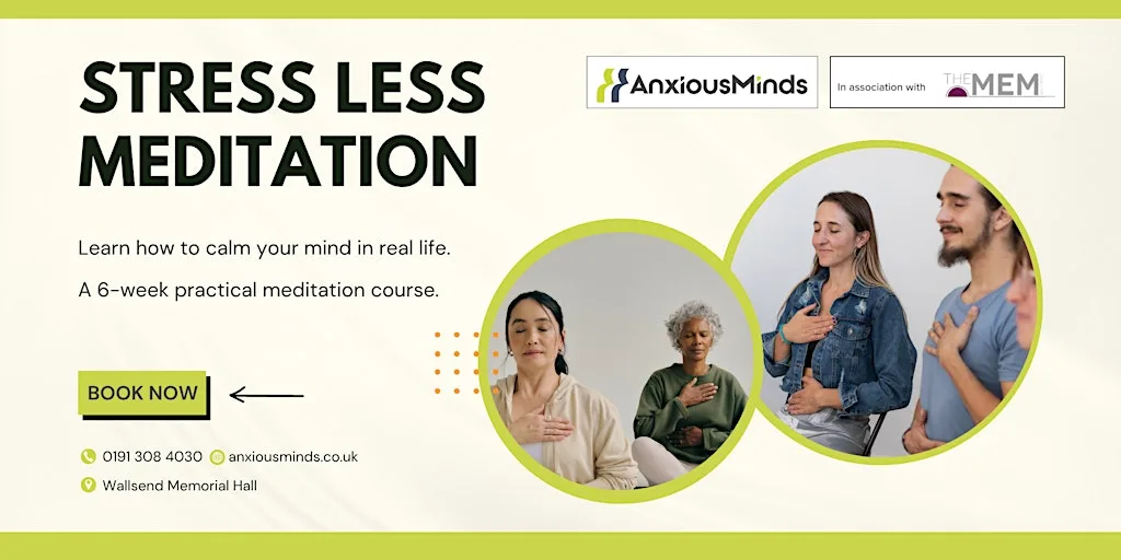 Stress Less Meditation Course at The Wallsend Memorial Hall