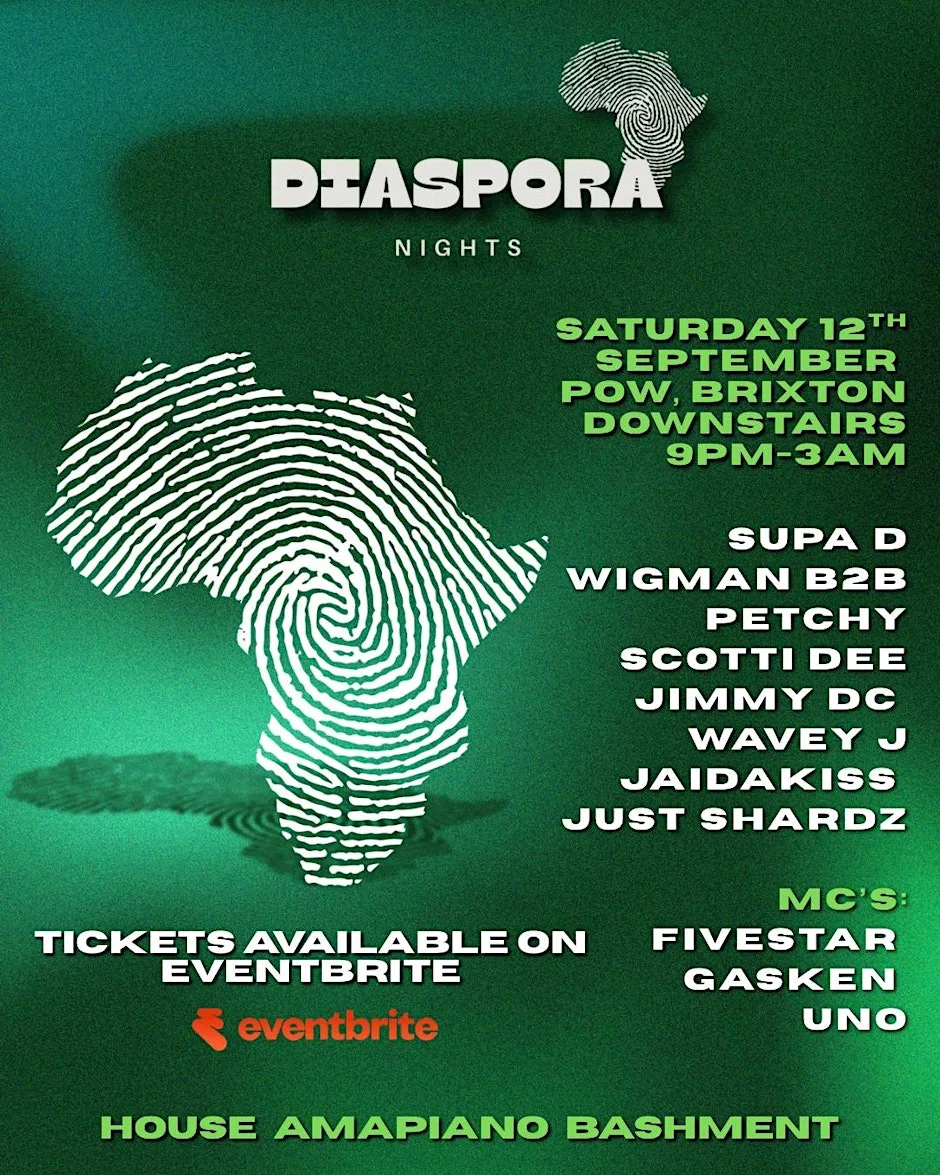 DIASPORA NIGHTS at Prince Of Wales