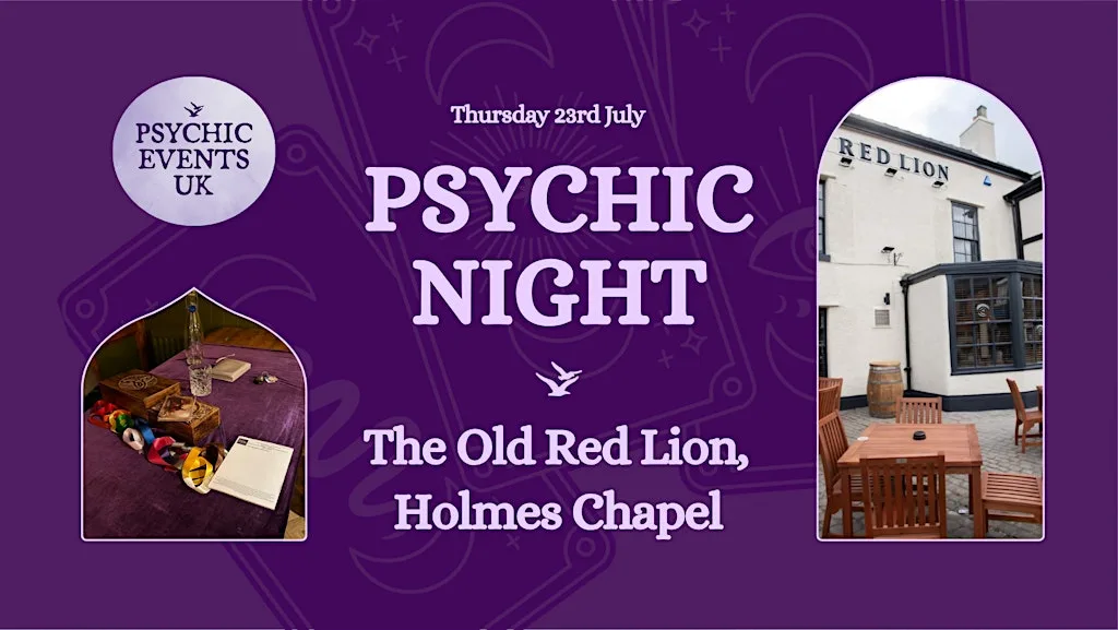 PSYCHIC READINGS NIGHT Thursday 23rd July, The Old Red Lion, Crewe