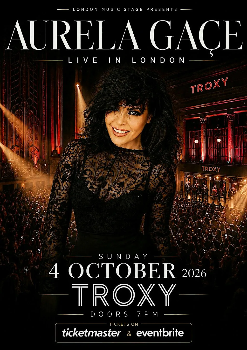 Aurela Gace London at Troxy