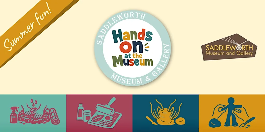 Kids Print Making Activity at Saddleworth Museum & Gallery