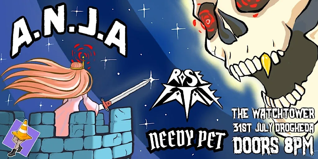 A.N.J.A. with Rose Fatale and Needy Pet at The Watchtower