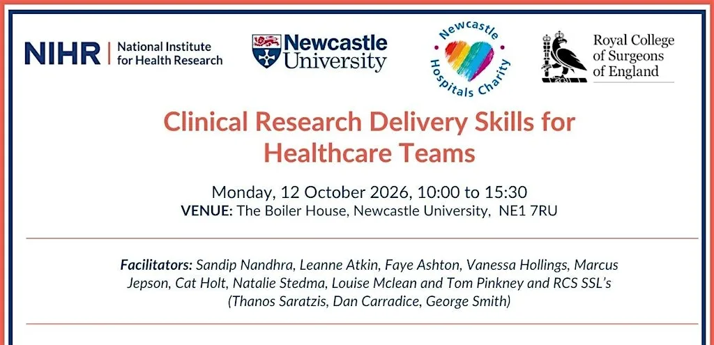 Clinical Research Delivery Skills for Healthcare Teams at The Boiler House