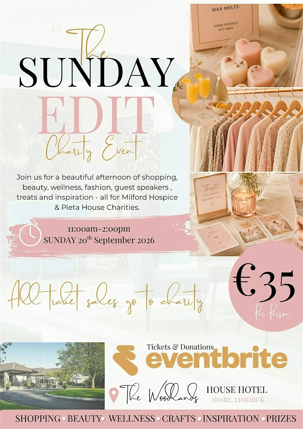 The Sunday Edit - Charity Event at Fitzgeralds Woodlands House Hotel & Spa