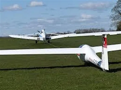 Summer Evening at Wolds Gliding Club
