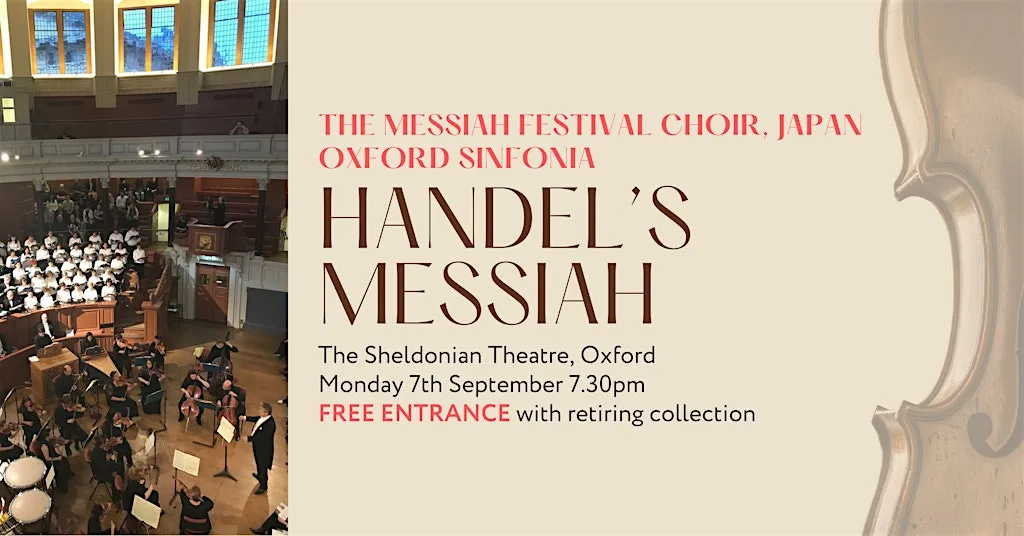 FREE CONCERT - HANDEL'S MESSIAH at The Sheldonian Theatre
