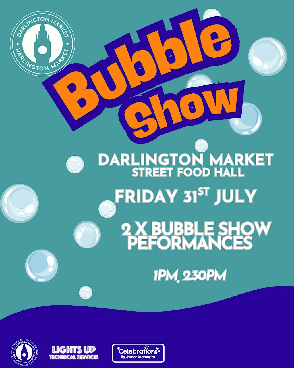 Kids Bubble Show at Darlington Market