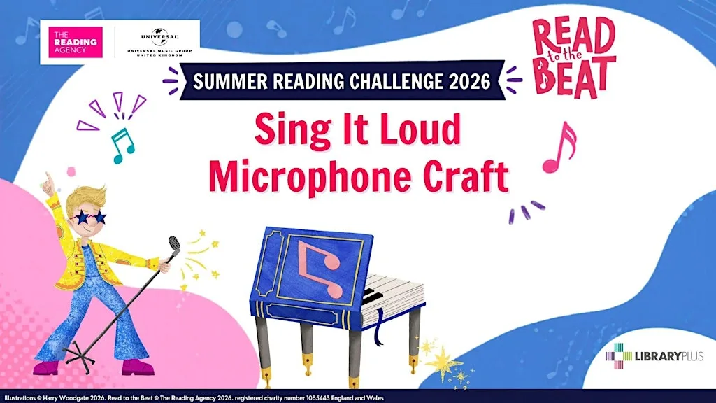 Summer Reading Challenge: Sing it loud Microphone craft @ Leyton Library at Leyton Library