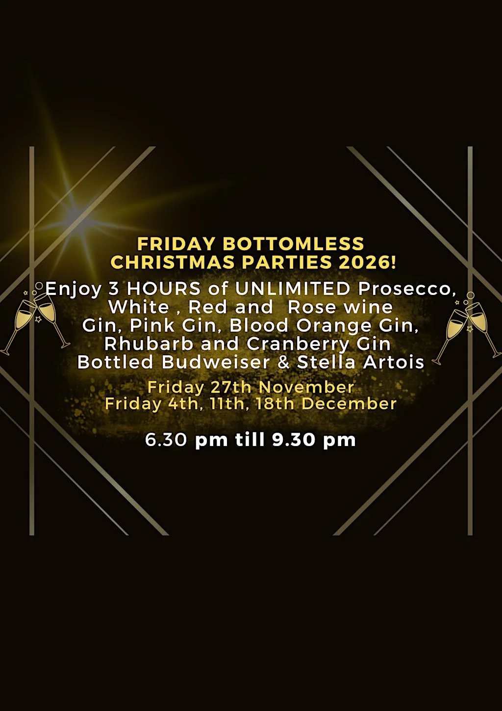 FRIDAY Bottomless Christmas Brunch Party 2026 at The Soap Factory