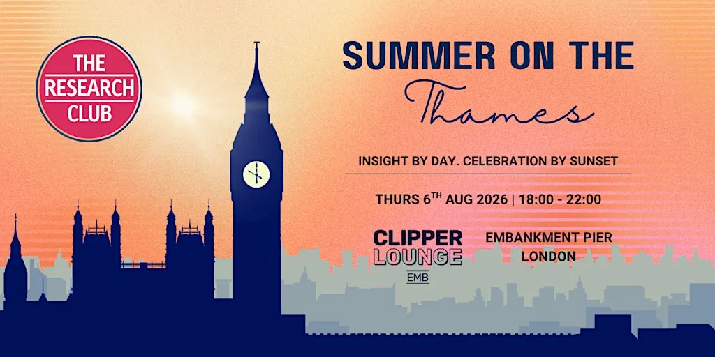 2026 London | Summer on the Thames at Clipper Lounge EMB