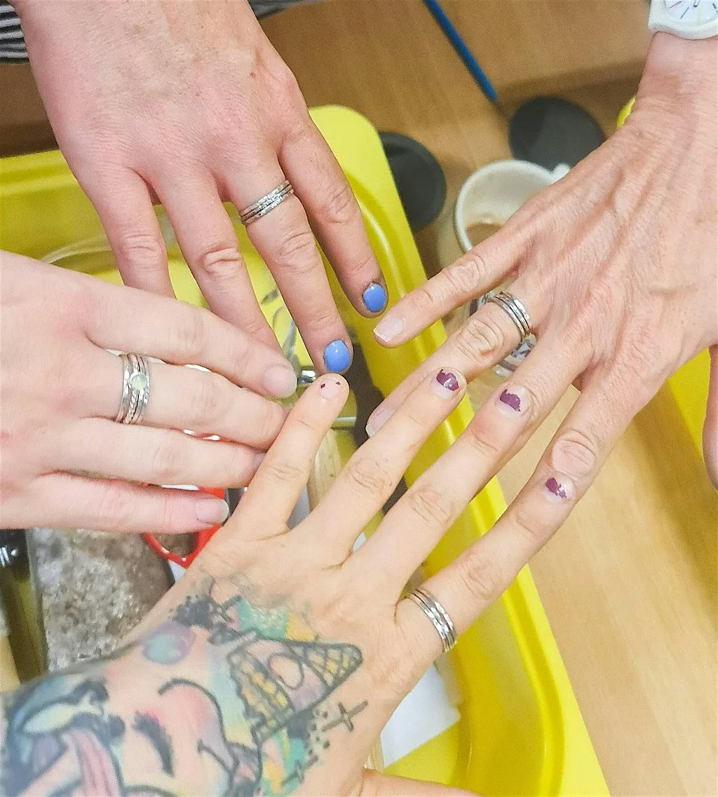 Sterling Silver 3 Stacking Ring Class at The Crafty Egg