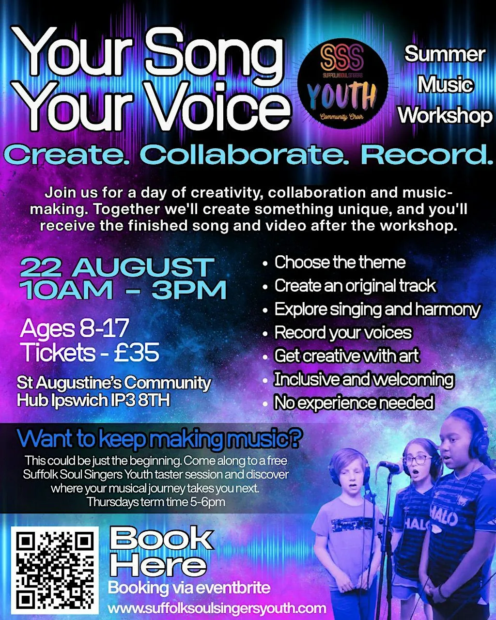 Your Song. Your Voice. at St. Augustine’s Community Hub