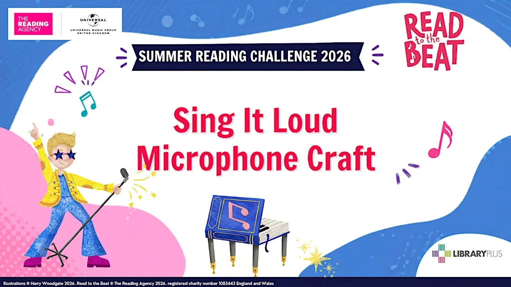 Summer Reading Challenge Sing it loud Microphone at Leytonstone Library at Leytonstone Library