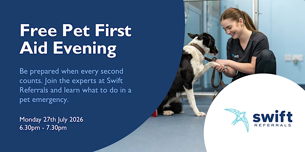 Pet First Aid Evening at Swift Referrals
