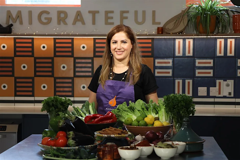 (SOLD OUT) Iranian Cookery Class with Rose | Veg Friendly | Bristol at Migrateful Cookery School, Bristol