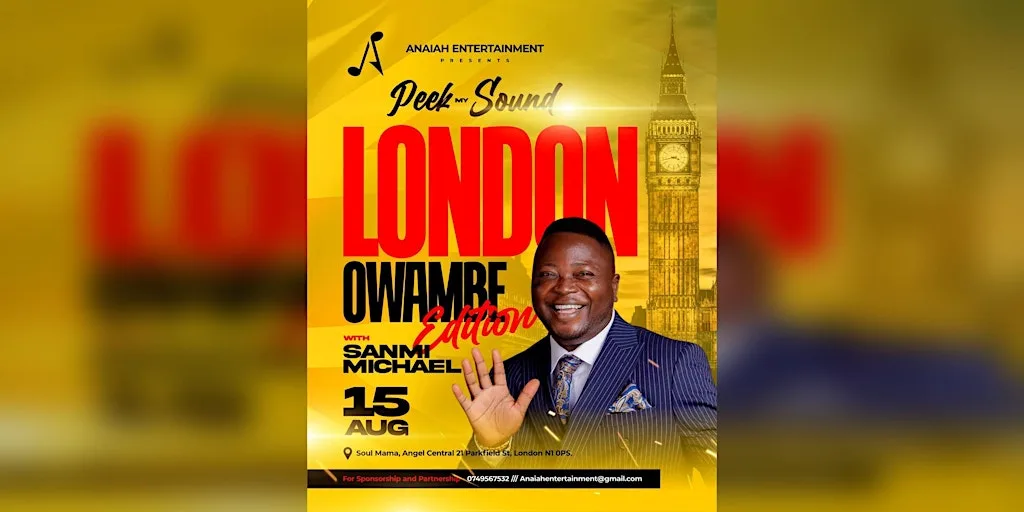 PEEK MY SOUND London Owanbe Edition