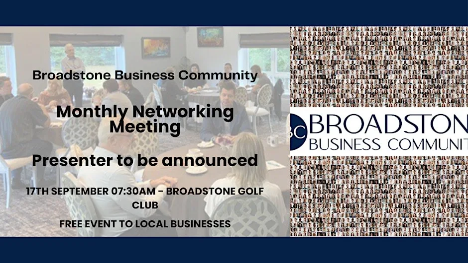 Broadstone Business Community - Monthly Networking Meeting at Broadstone Golf Club