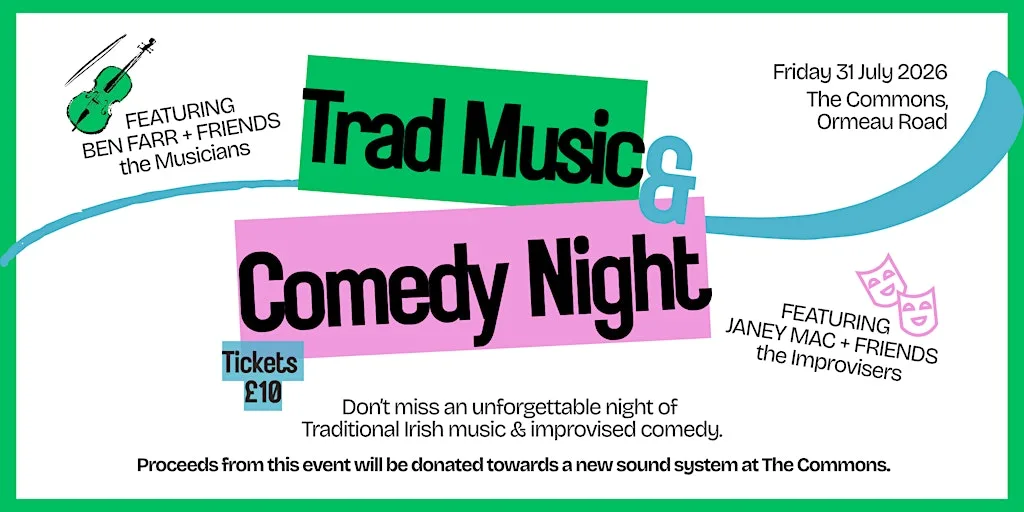 Irish Trad Music & Improv Comedy Night at The Commons