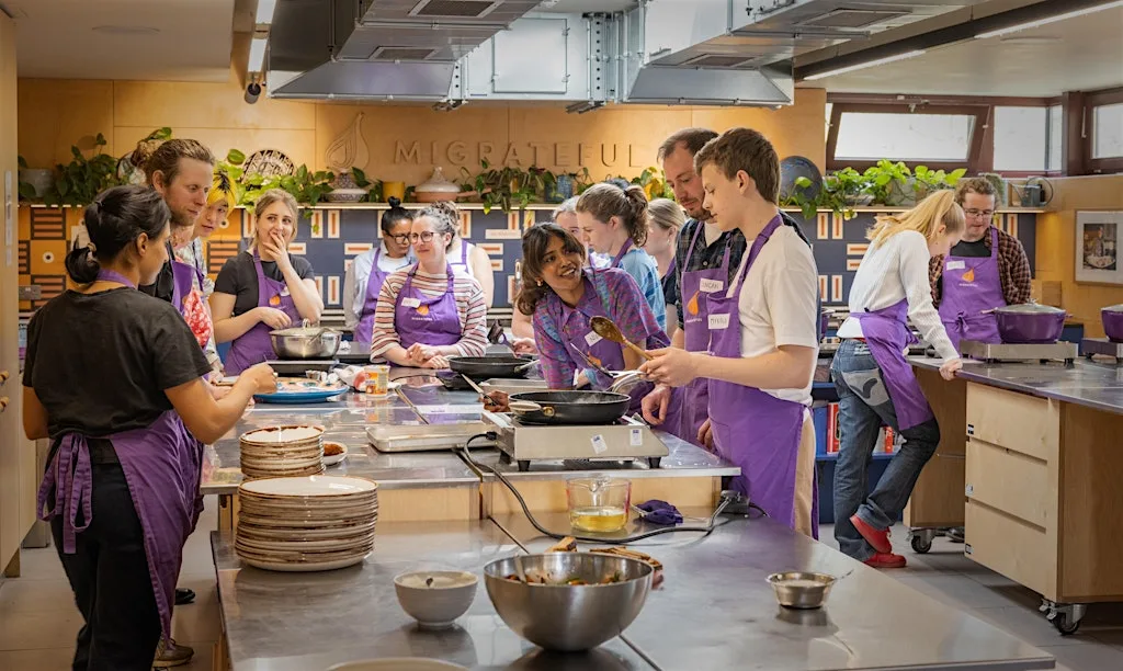 Ethiopian Cookery Class with Tarik | Vegetarian | London Training Class at Migrateful Cookery School