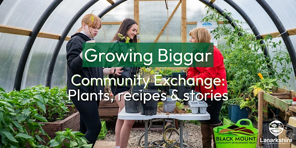 Growing Biggar Community Exchange: Plants, Recipes & Stories at Black Mount Community Garden