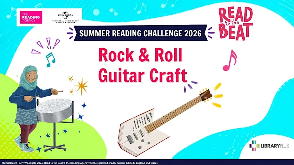 Summer Reading Challenge 2026: Rock & Roll Guitar Craft @ Lea Bridge Lib. at Lea Bridge Library