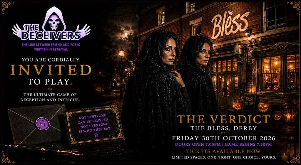 The Deceivers – A Live Traitors-Style Immersive Game Night at The Bless