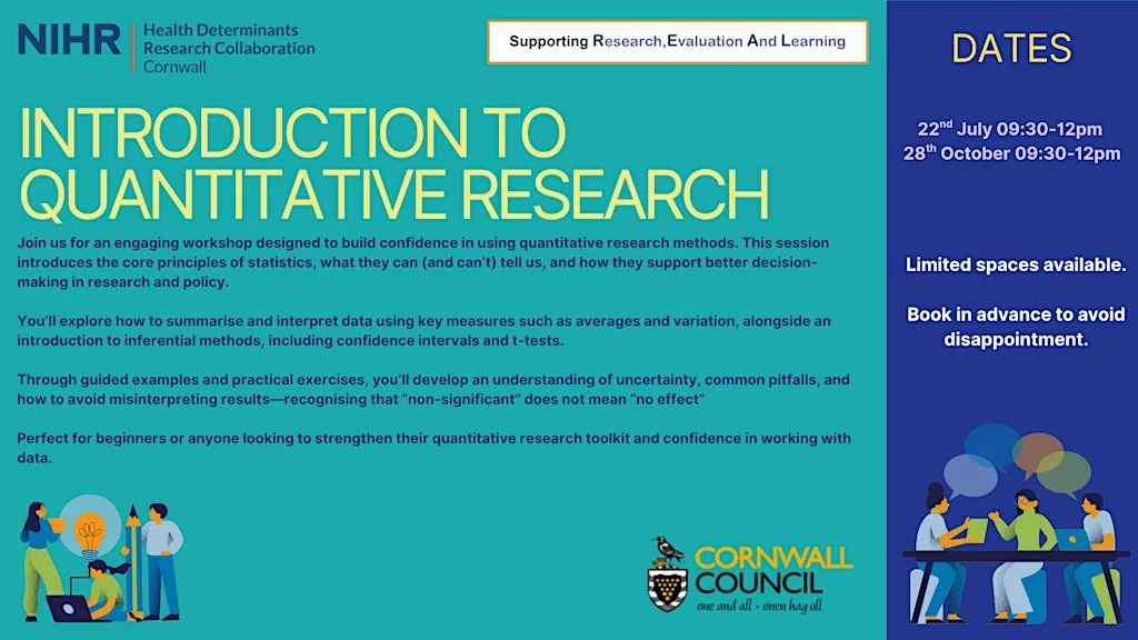 HDRC Cornwall - Introduction to Quantitative Research Methods