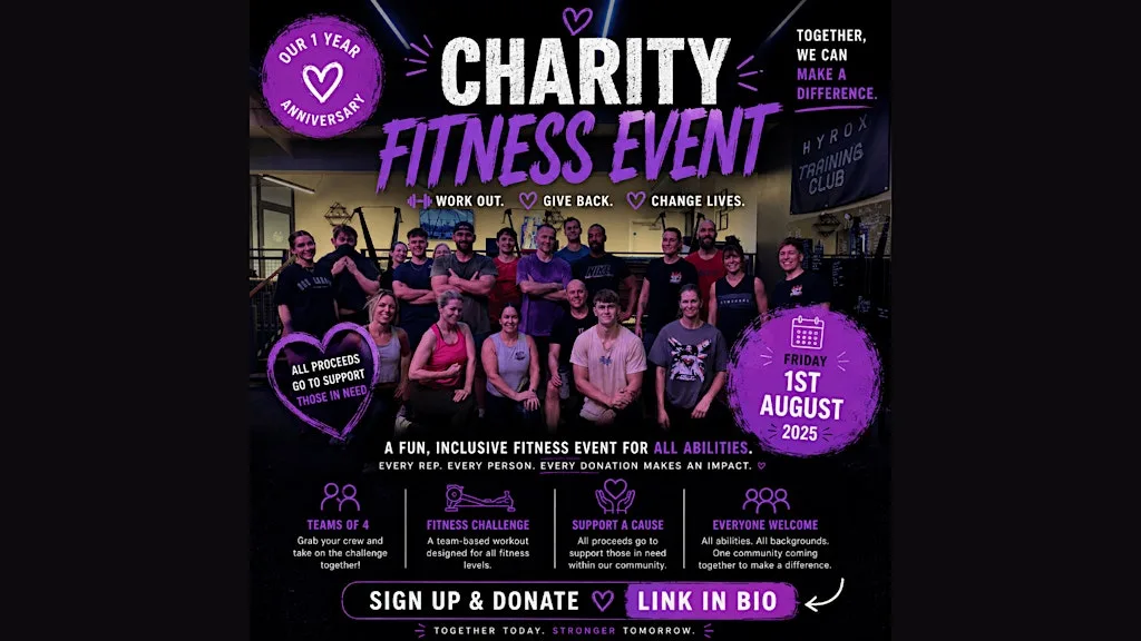 Tenacity Fitness Team of 4 Charity Fitness Event
