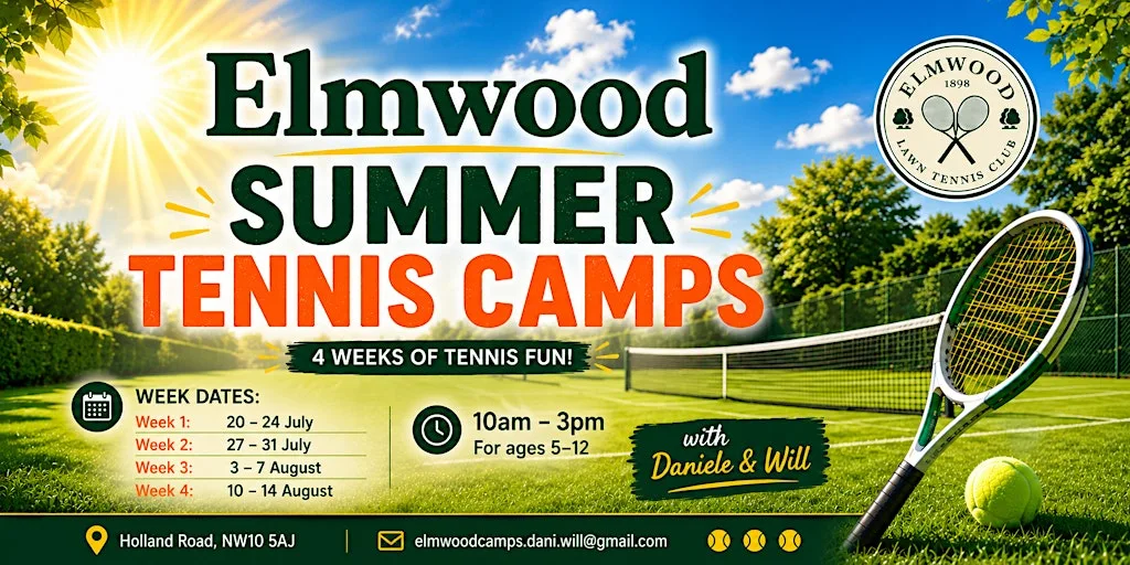 Elmwood Juniors Summer Tennis Camps with Daniele & Will