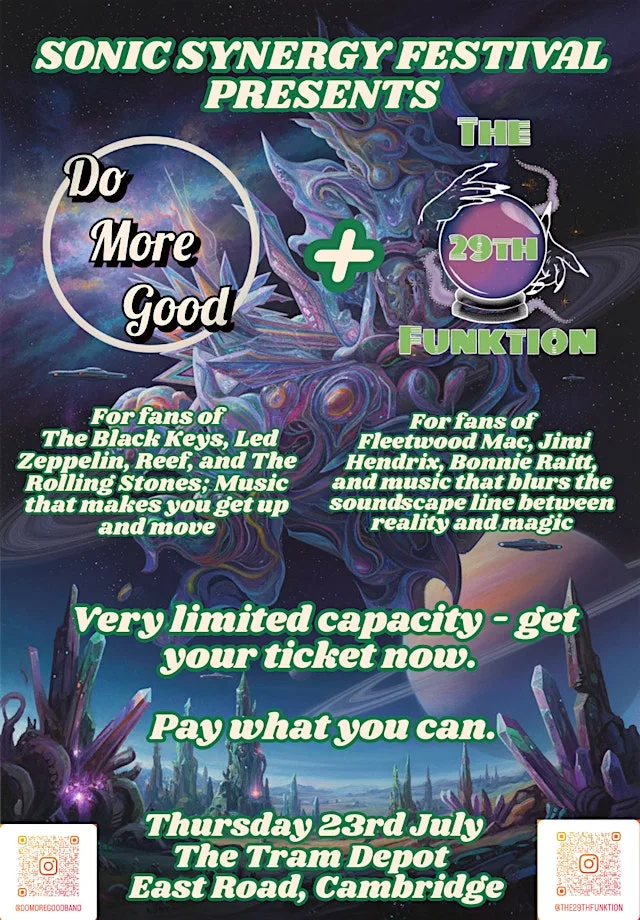Do More Good + The 29th Funkion at The Tram Depot