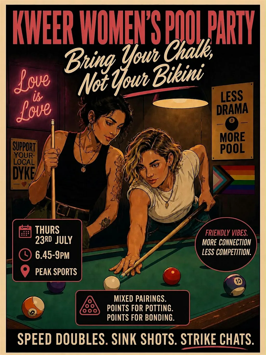 KWR Women’s Pool Party at Peaks Sports Bar & Diner