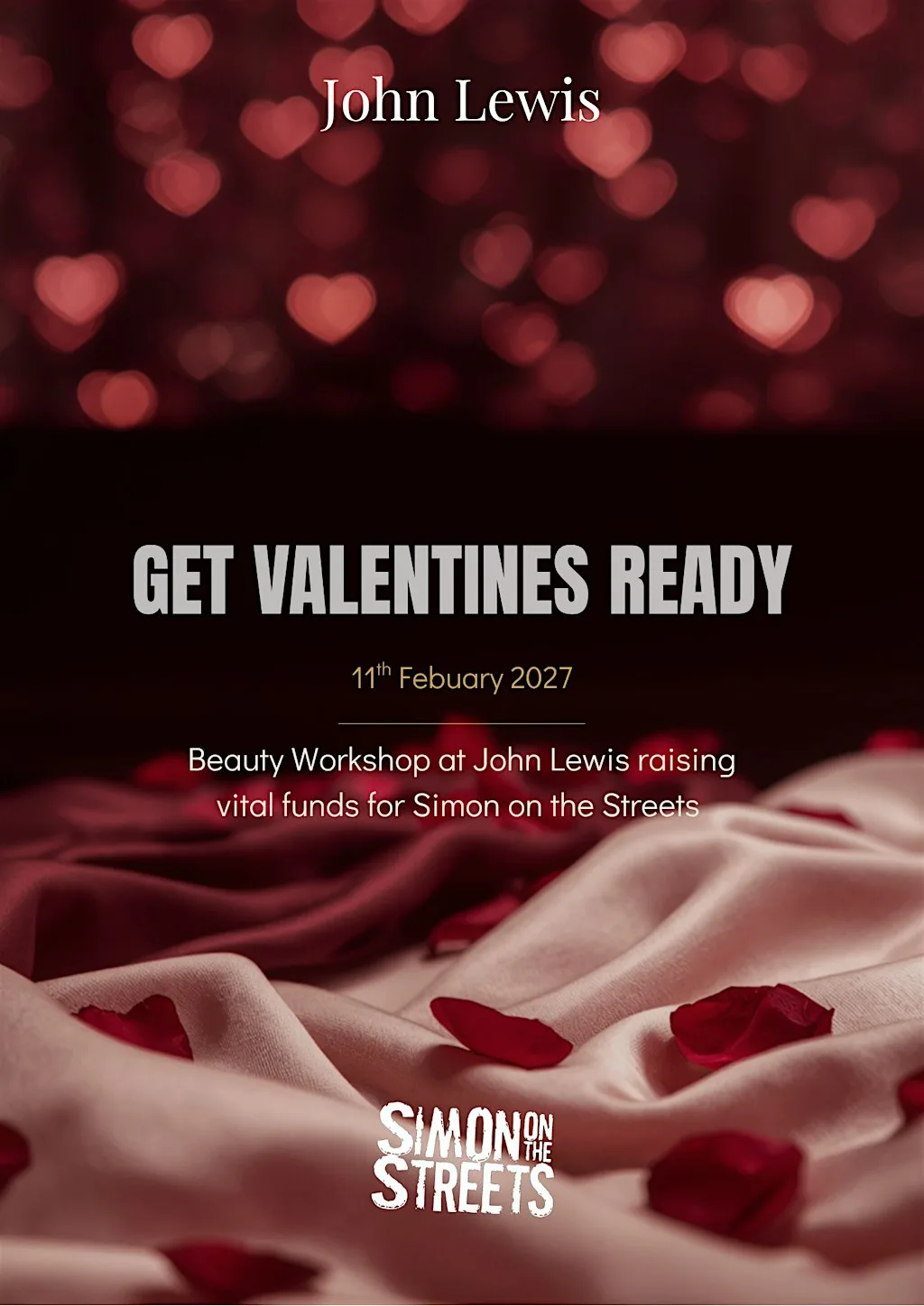 Get Valentine's Ready - Event at John Lewis x Simon on the Streets at John Lewis & Partners
