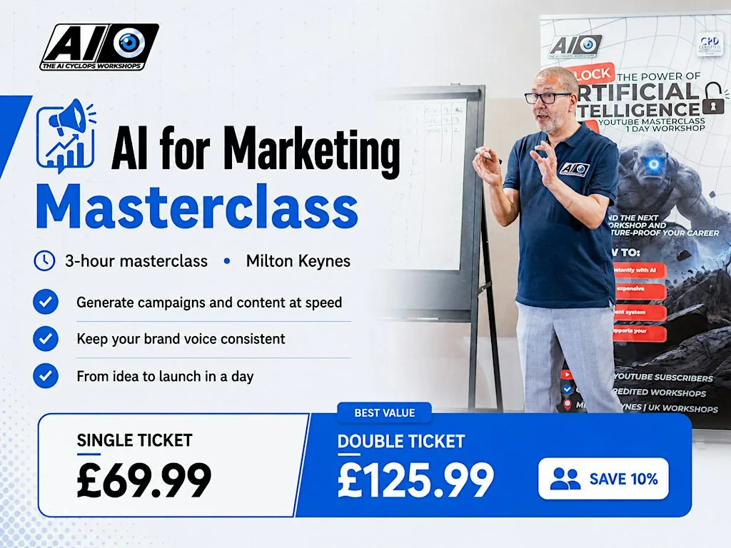 AI for Marketing Masterclass at Selwyn Grove