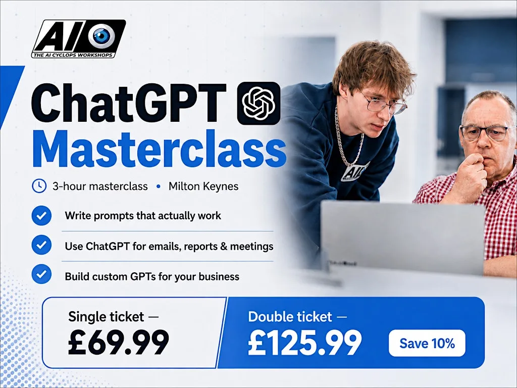ChatGPT AI Masterclass at Selwyn Grove