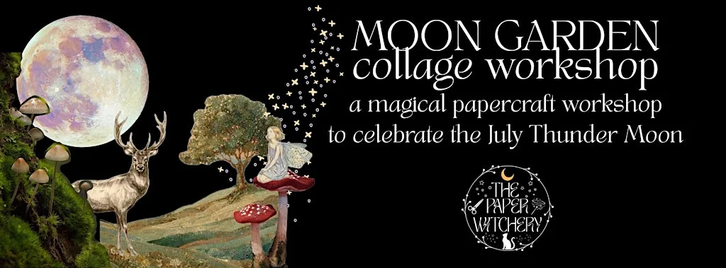 Moon Garden Collage Workshop at Soffio Lounge