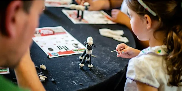 Aardman Workshop: Shaun the Sheep at Hereford Library at Hereford Library at Hereford Town Hall, St Owens Street