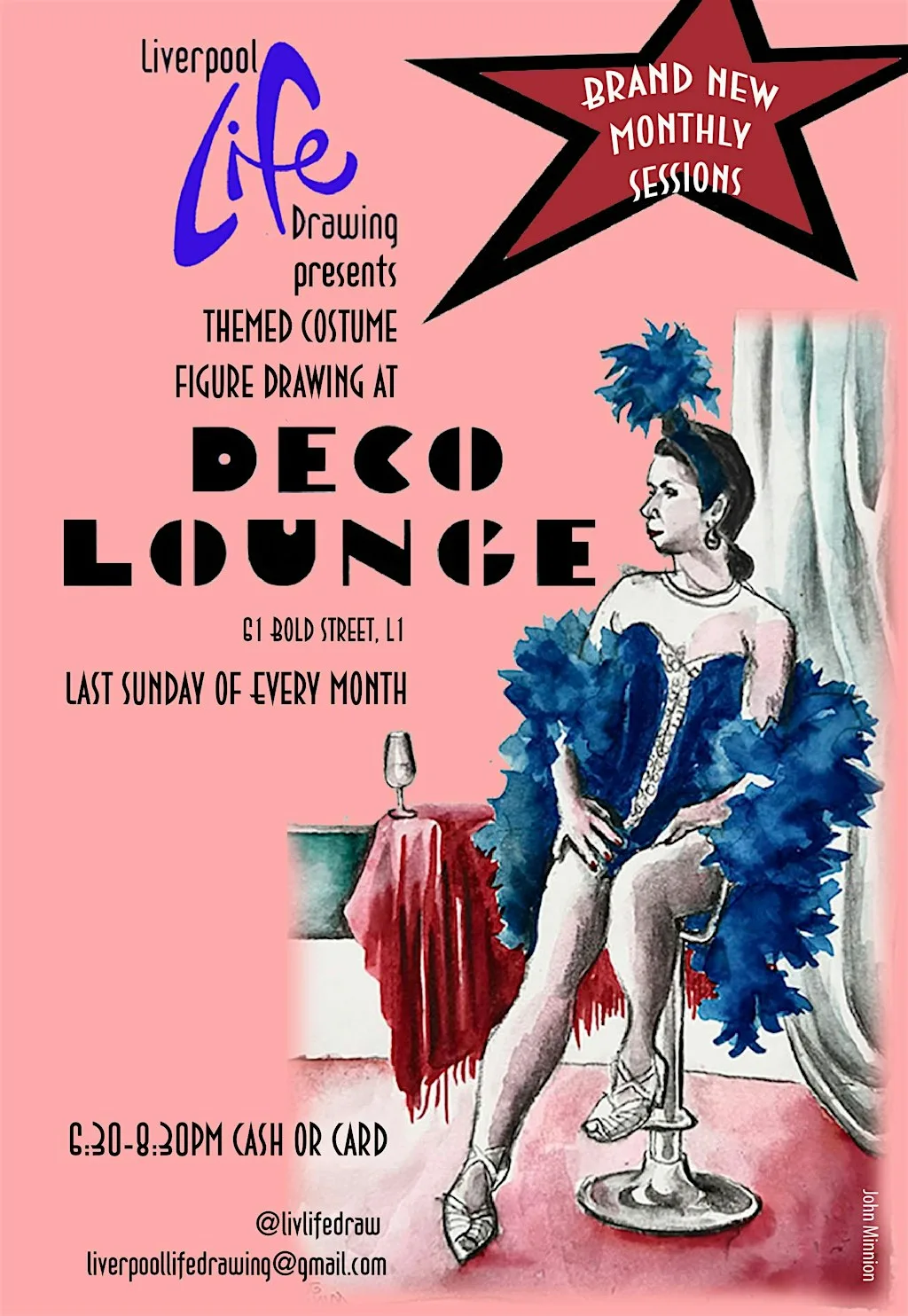 Liverpool Life Drawing at Deco Lounge! at Deco Lounge