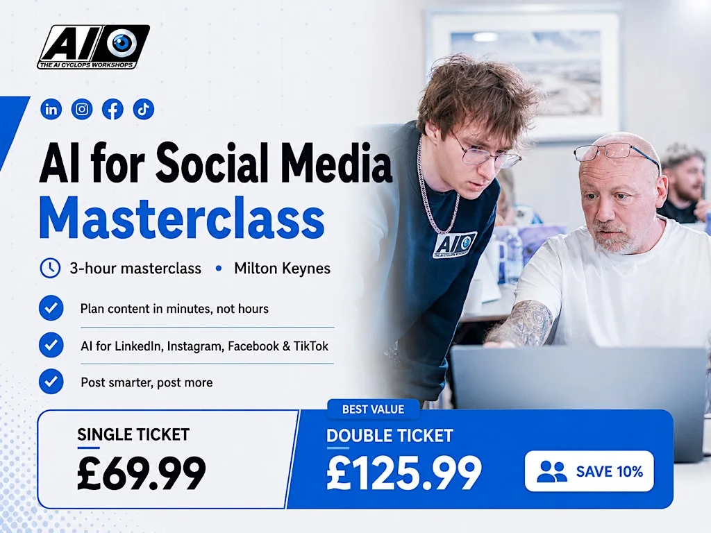 AI for Social Media Masterclass at Selwyn Grove