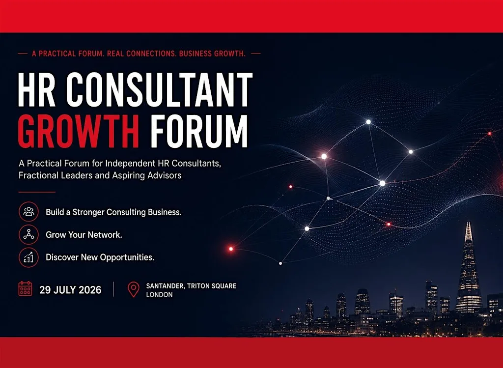 HR Consultant Growth Forum at Triton Square Work Cafe Santander