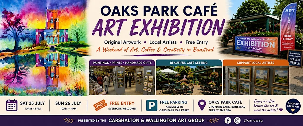 Oaks Park Café Art Exhibition at Oaks Park Cafe