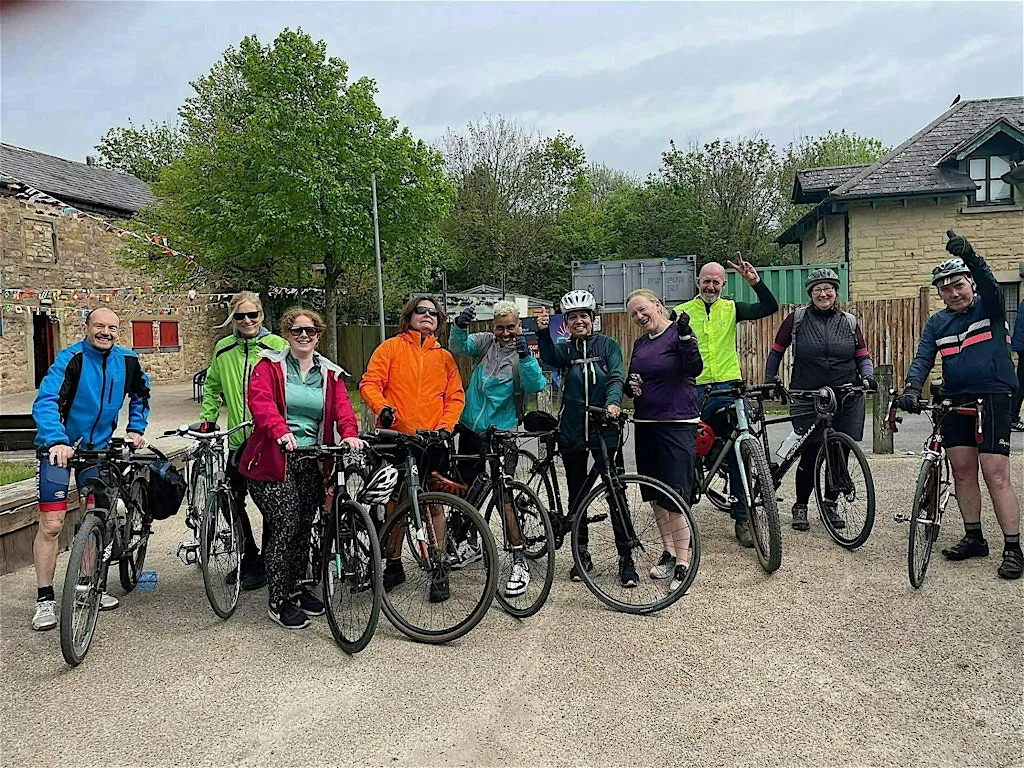 Social Cycle Rides at UCLAN SPORTS ARENA: Outside the Final Whistle Cafe