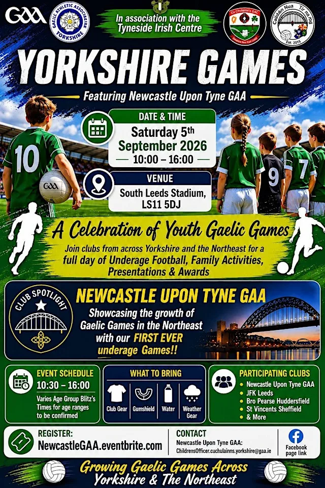 Yorkshire Youth Gaelic Games at South Leeds Stadium