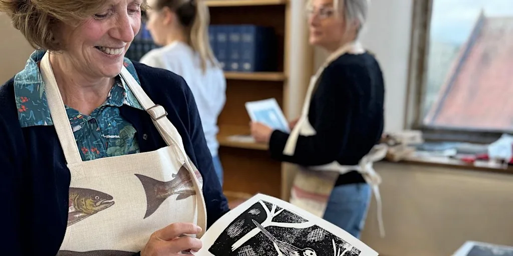 Introduction to Linocut at Shrewsbury Library