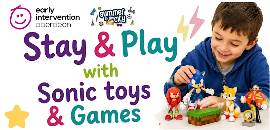 ASN Sonic Themed Stay & Play (Main Session) •Aberdeen City Council* at Ferryhill Community Centre