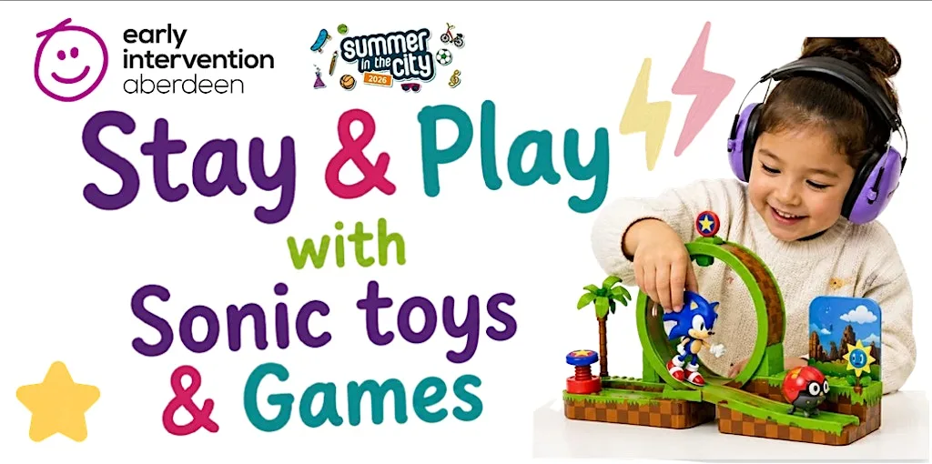 ASN Sonic Themed Stay & Play (Relaxed) •Aberdeen City Council* at Ferryhill Community Centre