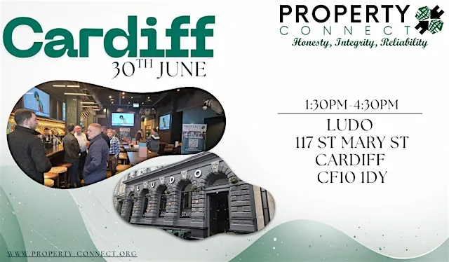 Property Connect Cardiff's Premier property networking event at Ludo Sports Bar & Live Lounge Cardiff