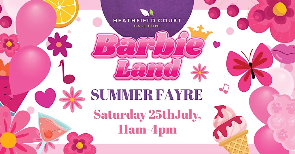 Barbie Land Summer Fayre at Heathfield Court Care Home