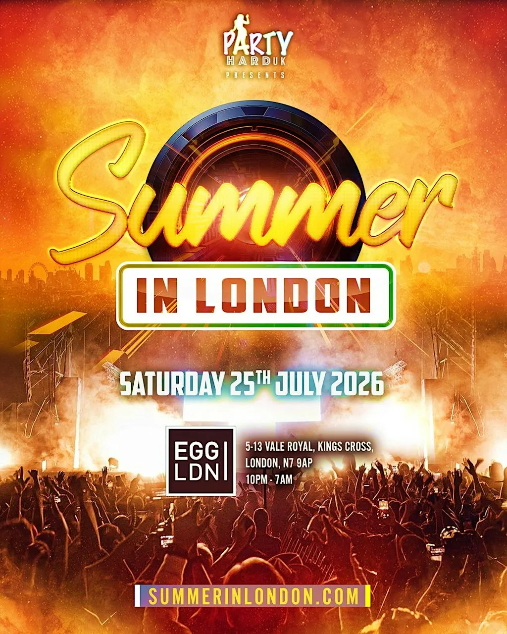 Summer In London at Egg London Nightclub